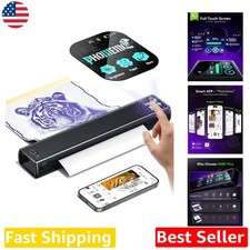 M08F Plus Tattoo Printer: Smart Touchscreen, Bluetooth, Portable Inkless Ther...