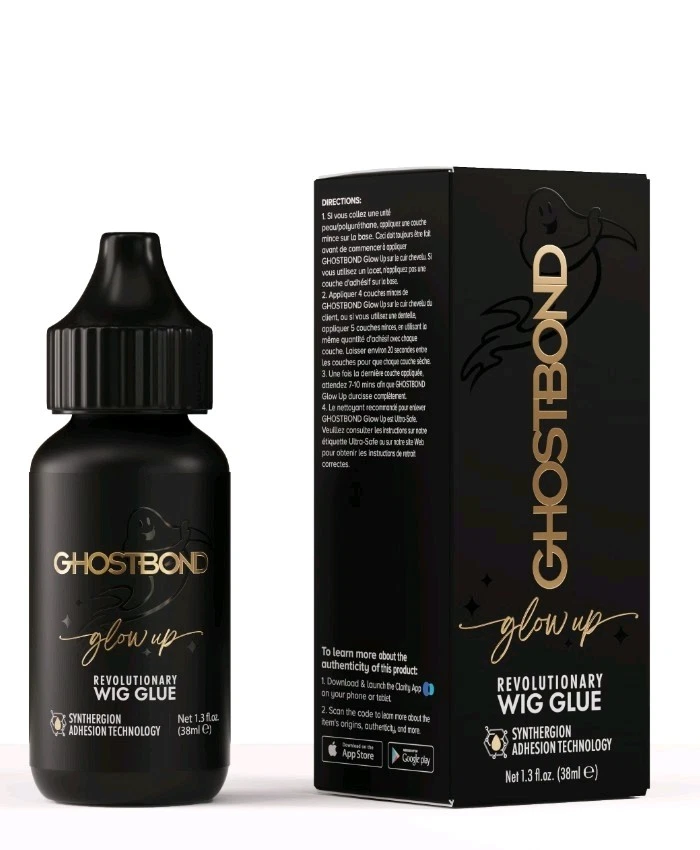 PRO HAIR LABS GhostBond Glowup colla ad acqua per Patch Cutanea 1.3oz 38ml.