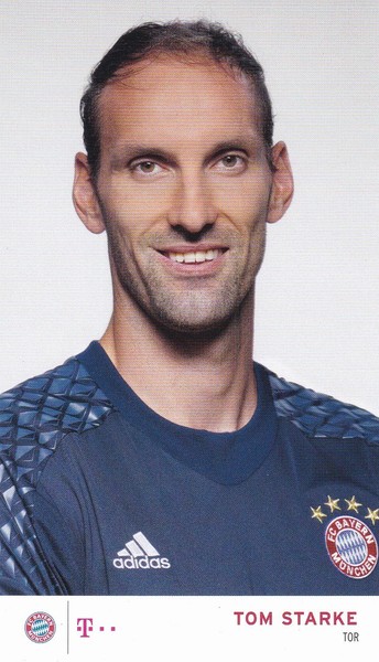 Tom Starke Fc Bayern MüNchen Autogrammkarte 2016/2017 Faksimile #FP525-image