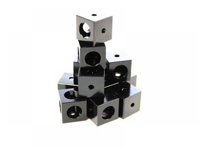 MakerBeam Profilwürfel, Eckverbinder für 15x15mm Profile, Aluminium schwarz