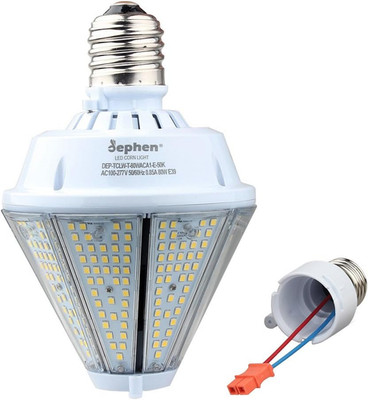 80W LED Corn Bulb 10400Lm E26/E39 Base 5000K for Porch, Warehouse, Garden
