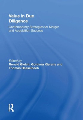 Value in Due Diligence Ronald Gleich (u. a.) Taschenbuch Englisch 2022 Routledge