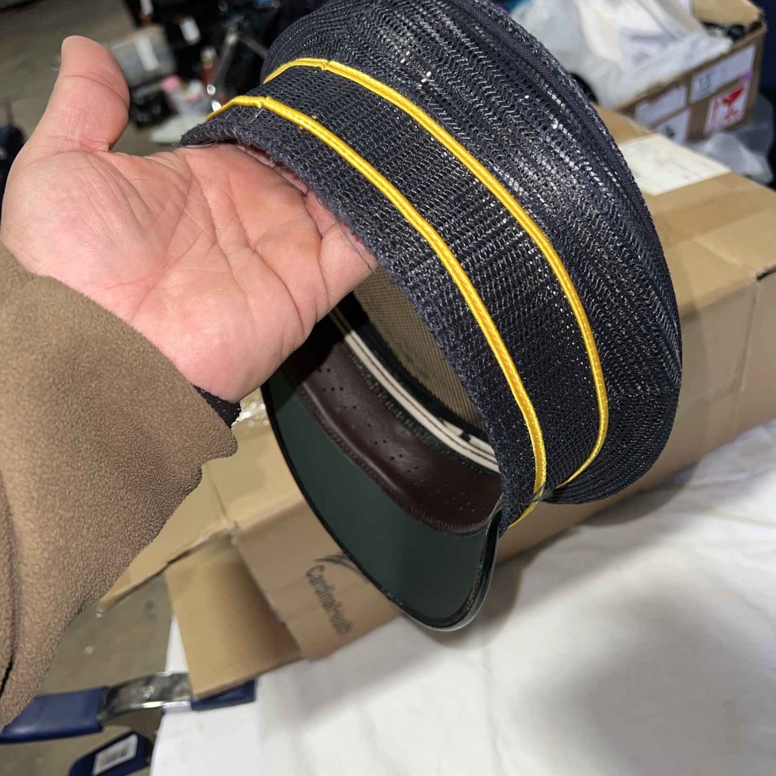 Railroad Conductor Hat Cap Wentworth Forman Co Size 7 5/8