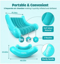 Silla Sensorial para Niños, Mecedora Inflable para Niños con Autismo y TDAH