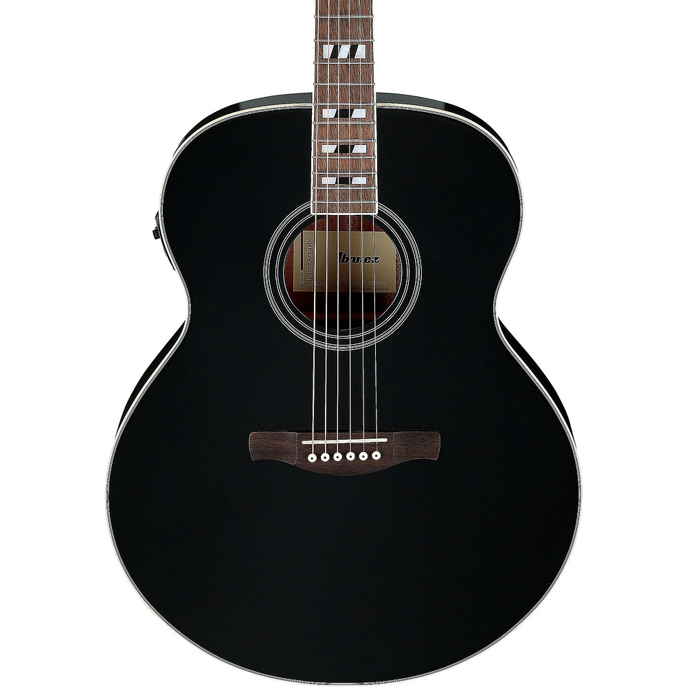 Ibanez AJ70M1E Jumbo AcousticElectric Guitar Black