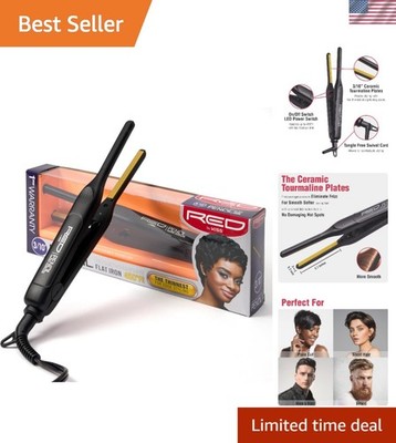 Fast Heating Pencil Flat Iron - Ceramic Tourmaline for Perfect Short Hair Styles