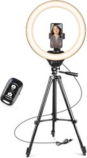Sensyne 14" Ring Light with 50" Tripod Stand, for Photo Selfie, Video Recording