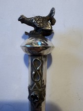 Judaika Silber 84 Zolotniki Torazeiger Auerhahn Stein