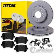 TEXTAR BREMSSCHEIBEN 310mm + BELÄGE HINTEN für AUDI TT 8J Coupe Roadster 8J3 8J9