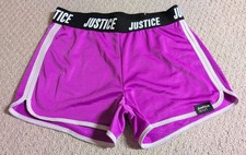 Justice Sport Womens X Large Multi-Color 100 Polyester Shorts 24