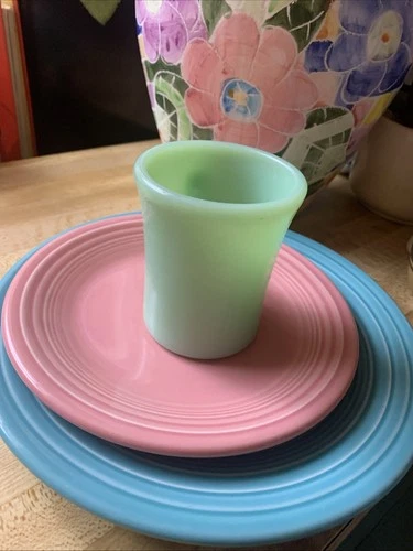 Fire king  Ware  Jadite  c Handle Mug Vintage