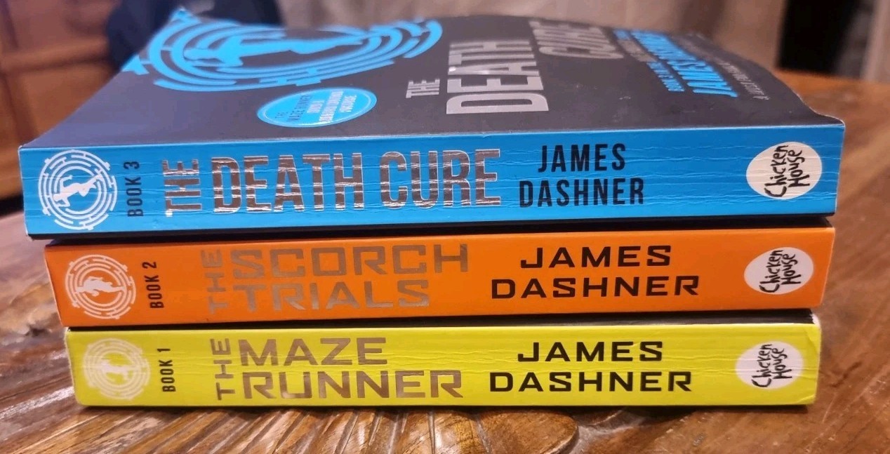Book 1 2 3 The Maze Runner scorch Trials Death Cure James Dashner