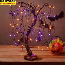 Halloween LED Willow Tree Decoration Indoor Outdoor Lights Spooky Ornament New