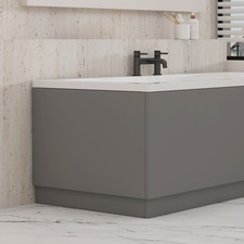 Modern Bathroom MDF Front and End Adjustable Bath Panels & Plinth Various Sizes