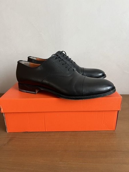 Herren Santoni Heels Schwarz 44,5