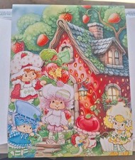 Strawberry Shortcake  Friends Glossy Vinyl Sticker 8.5" By 11" Kids, Adults,...