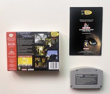 Nintendo 64 Perfect Dark Manual Box Game Tested Working N64 NTSC-U