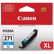 Canon Cli-271xl C Ink Cartridge - Cyan - Inkjet 0337c001