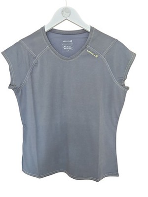 Merrell Zoe Granite Short Sleeve Opti-Wick Tee Damen Medium Neu