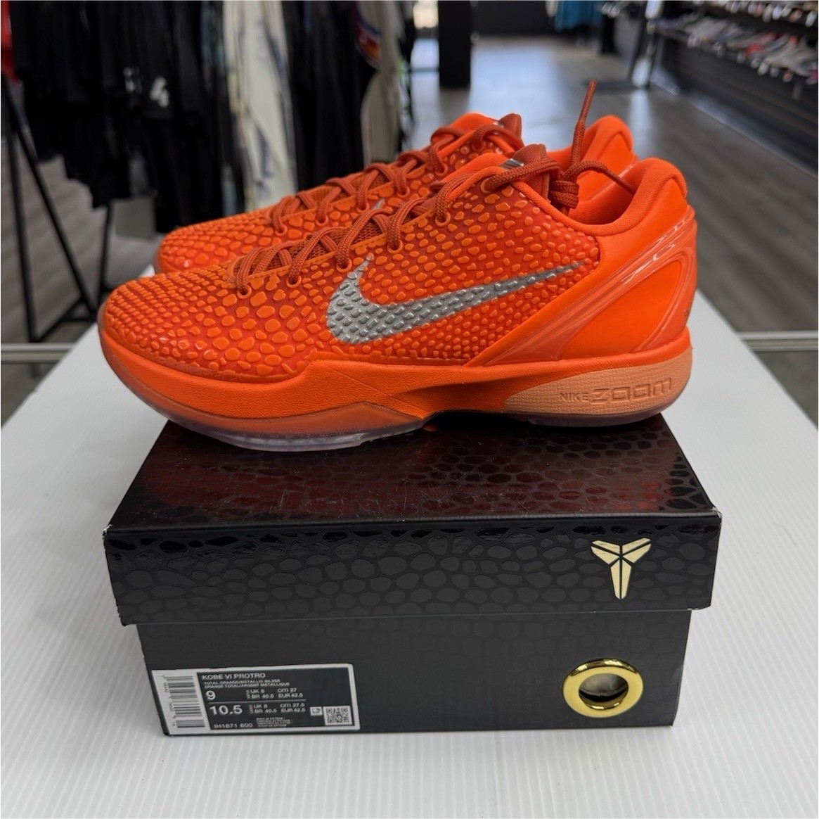 Size 9 - Nike Zoom Kobe 6 Protro Total Orange IH1871-800 | eBay