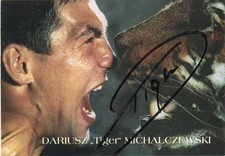 Dariusz "Tiger" Michalczweski (Boxen, Weltmeister 1994-2003), sign. AK