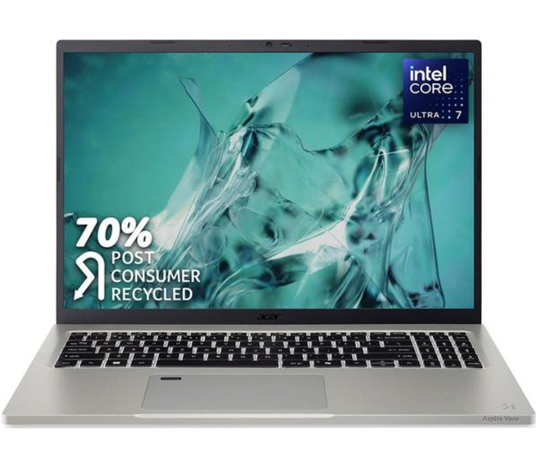 ACER ASPIRE VERO LAPTOP INTEL ULTRA 7  1TB SSD 16GB RAM  AV16-71P