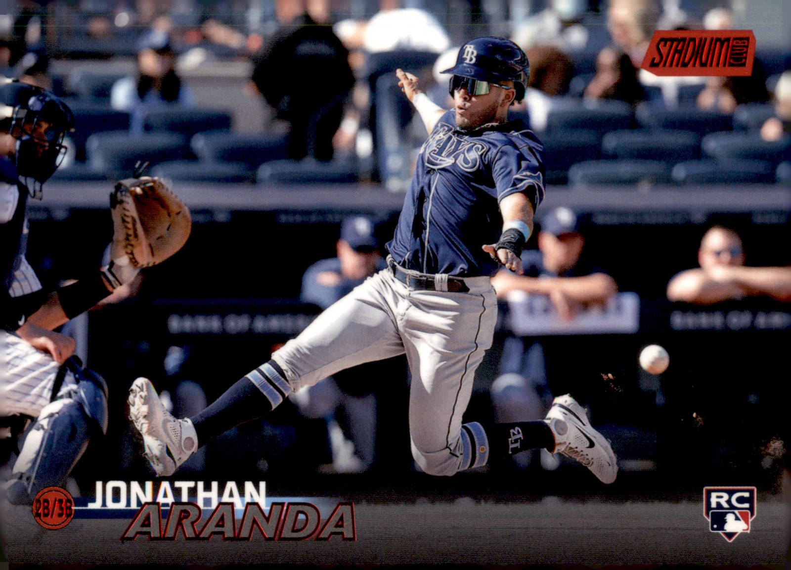 2023 Stadium Club #196 Jonathan Aranda Red Foil