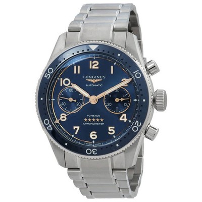 Longines Spirit Flyback Chronograph Automatic Blue Dial Men's Watch