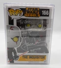 Funko Pop Star Wars Rebels #166 The Inquisitor Signed Jason Isaacs w/ Quote JSA