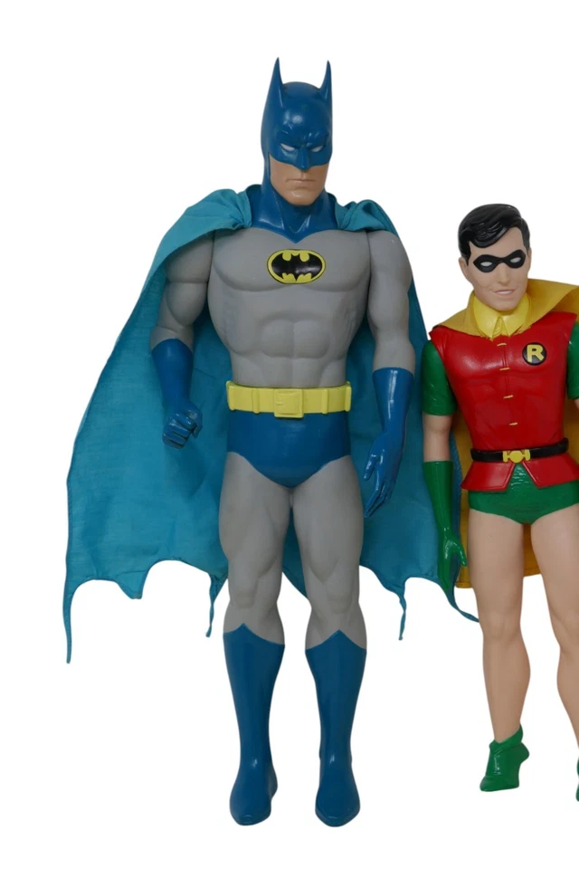 Figuras de vinilo DC Comics 1988 Hamilton Gifts 15" Batman y 12" Robin Foto 3 de 4