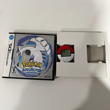 Nintendo Pokemon SoulSilver Version (DS) w/ Pokewalker, Case & Manual