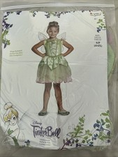 Disguise Costume Disney Tinkerbell Dress Size Small 4-6X Halloween NEW 81