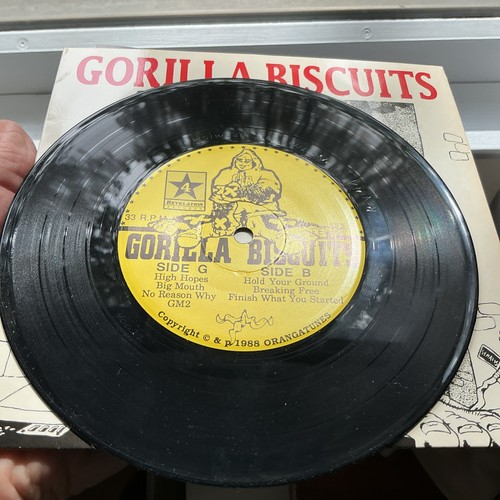 Gorilla Biscuits Self Titled 7" Record 33 1/3 U/min Punk Rock Revelation W Lyrics - Bild 11 von 11