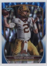 2022 Bowman U Chrome Blue RayWave Refractor 70/199 Tanner Morgan #11 3hd