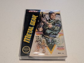 Metal Gear (Nintendo NES, 1988) gioco CIB completo con scatola manuale mappa autentico!!