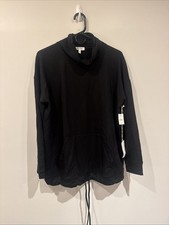 Haven Well Within Long Sleeve Black Pullover With Pockets Size Medium