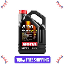 MOTUL 8100 X-Cess Gen 2 SAE 5W40 Full Synthetic Motor Engine Oil 5 Liter Bottle 48.92 per gallon