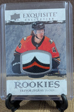 2021-22 TREVOR ZEGRAS Upper Deck Exquisite Collection Rookies  Patch  /99 #R-TZ