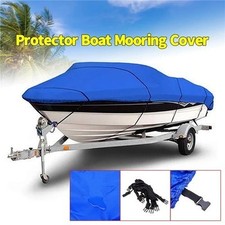 Heavy Duty Boat Cover 200D V-Hull Waterproof UV Protection 18' - 20'