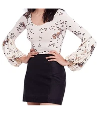 Free People Womens To The Tropics Basic T-Shirt