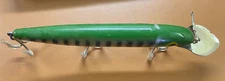 Cisco Kid #610 Crankbait Fishing Lure with Box - 8" Green with Black Stripes