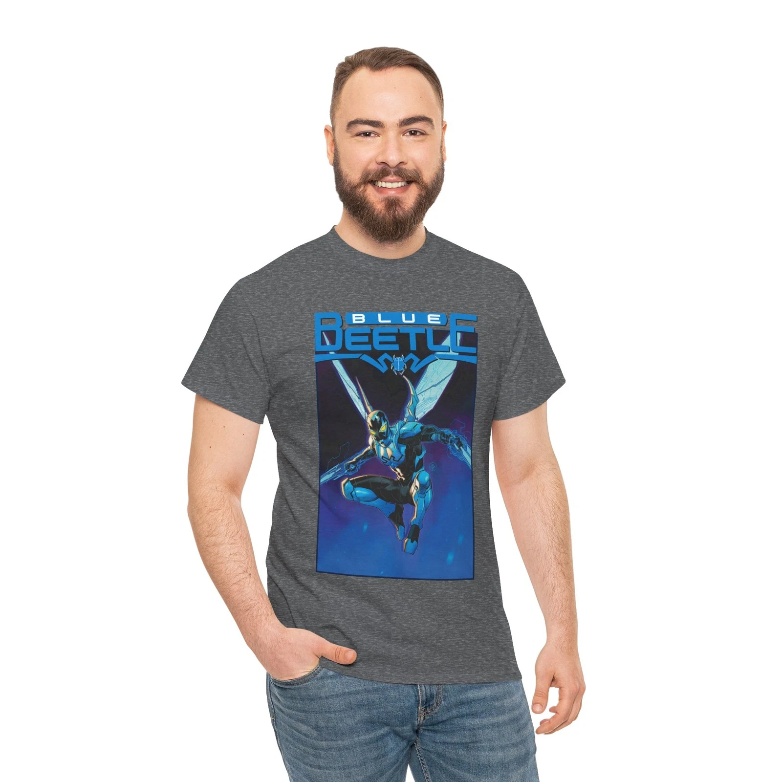 Blue Beetle T-Shirt - Dan Mora Art - Jaime Reyes - DC Comics