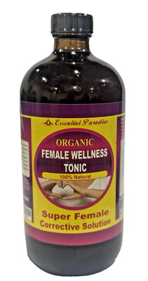 Female Wellness Tonic Organic Natural 16oz by Essential Paradise Herbal Exp 2029