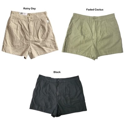 Joie Ladies High Rise Linen Blend Pleated Shorts, JE3364