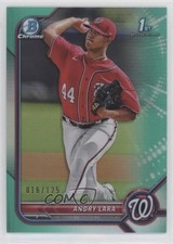 2022 Bowman Chrome Prospects Aqua Refractor 16/125 Andry Lara #BCP-70 0c6