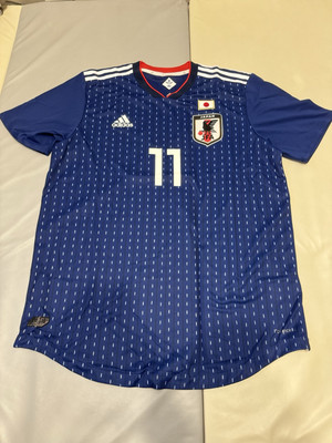 adidas 日本代表 キャプテン翼 シャツ S 2018 Adidas Japan Home Jersey Captain Tsubasa #11 Misaki Size XL