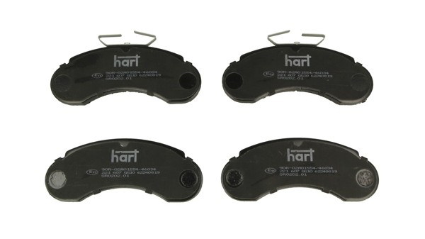 Vorderachse Hart 221 607 Bremsbelagsatz, Scheibenbremse FüR MERCEDES-BENZ-image