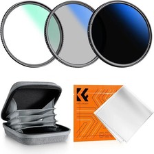 K F CONCEPT 72mm UV/CPL/ND2-400 Len Filter Kit 3pc Multi-Layer Coatings