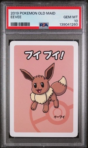 2019 POKEMON OLD MAID EEVEE PSA 10