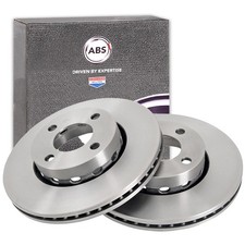 2x A.B.S. BREMSSCHEIBEN 276mm VORNE passend für AUDI 80 CABRIOLET COUPE